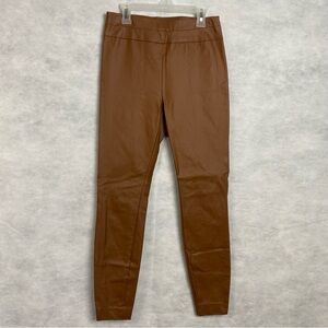 New York & Company Faux Leather Pants Tan